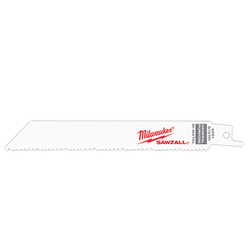 SAWZALL Standard Multi-Material Blades, 6" L, 5 Pack