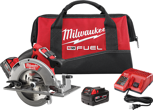 Product image for Milwaukee 2731-22 7-1/4 Inch 5000 RPM Cordless Circular Saw Kit
