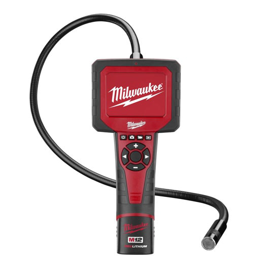 Product image for Milwaukee 2311-21 3.5 Inch 320 x 240 Pixel Digital LCD Cordless Multi-Media Camera Kit