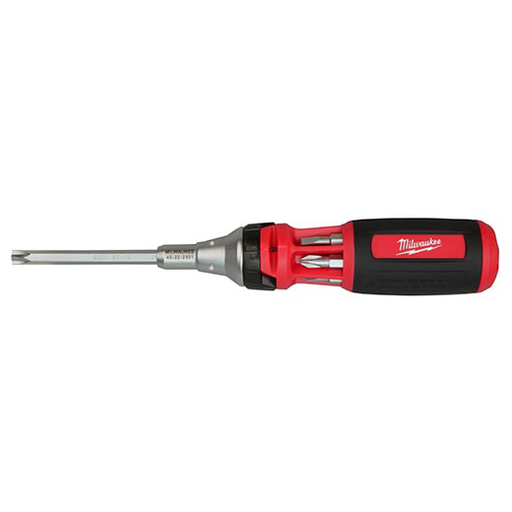Product image for Milwaukee 48-22-2301 10-in-1 ECX Ratcheting Multi-Bit Driver