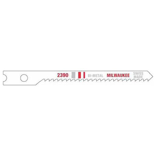 Product image for Milwaukee 48-42-2390 Bi-Metal 2-3/4 Inch 12 TPI U-Shank Jig Saw Blade