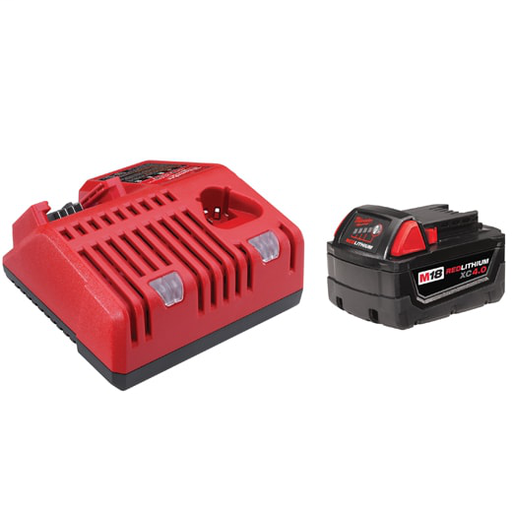 Product image for Milwaukee 48-59-1840 12 and 18 Volt Power Tool Battery Starter Kit