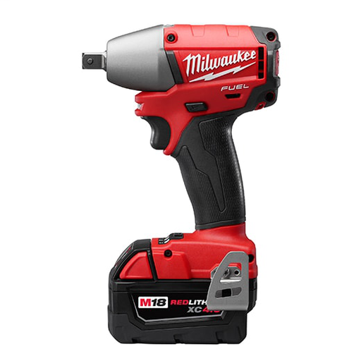 Product image for Milwaukee 2655B-22 18 Volt 1/2 Inch 2400 RPM Cordless Impact Wrench and Ball Pin