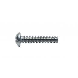 Product image for Cully 52924SS316J 1/4-20 x 1-1/2" Machine Screw, Round Head, Slot, Type 316 Stainless Steel
