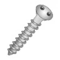 Product image for Cully 25612TP 6-32 x 3/4" Tamperproof Machine Screws, Oval Head, Spanner, Stainless Steel