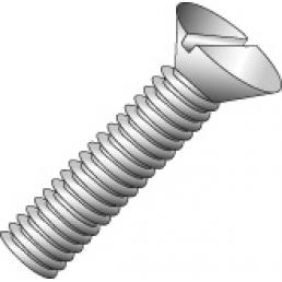 Product image for CUL 56116 6-32X1 BRS FLAT HEAD SCR