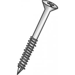 Product image for Cully 60752 1/4 x 3-1/4" Tapcon™ Concrete Screws, Flat Head, Phillips, Blue