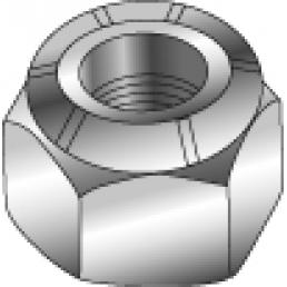 Product image for Cully 70415 10-24 Nylock Hex Nut, Type 18-8 Stainless Steel