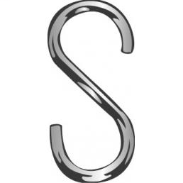 Product image for Cully 70012 3/4" S-Hooks, Zinc