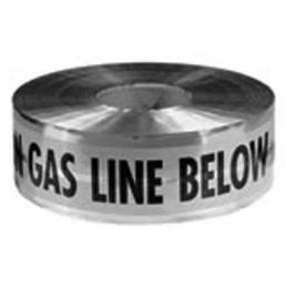 Barricade Tape YELLOW GAS LINE BELOW 3 X 1