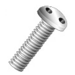 Product image for Cully 22524TP 6-32 x 1-1/2" Tamperproof Machine Screws, Pan Head, Spanner, Stainless Steel