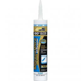 Caulk 100% CLEAR SILICONE SEALANT, 1