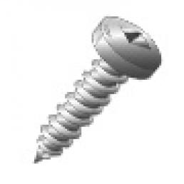 Product image for Cully 71008 10 x 1/2" Sheet Metal Screws, Pan Head, Square Drive, 18-8 Stainless Steel