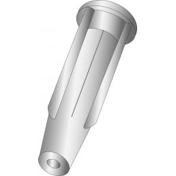 Product image for Cully 59450 #8-10-12 Green Plastic Plug Anchors