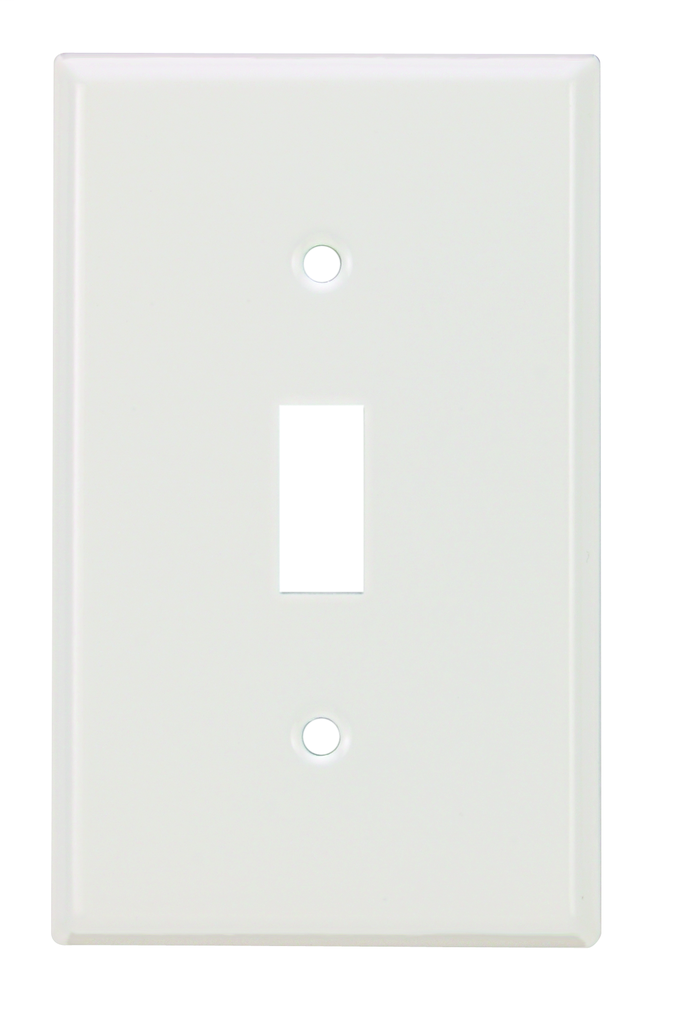 Mulberry 86071 1-Gang White Semi Gloss Painted Steel 1-Toggle Switch Wallplate Mulberry 86071 1-Gang White Semi Gloss Painted Steel 1-Toggle Switch Wallplate