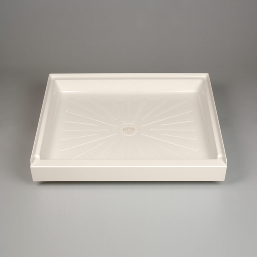 34" x 42" DURABASE® Rectangular Shower Base - Biscuit