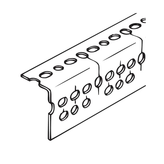 Kindorf RA-225-10 10 Foot x 2-3/8 Inch x 1-5/8 Inch 14 Gauge Steel Heavy Duty Slotted Right Angle Channel Kindorf RA-225-10 10 Foot x 2-3/8 Inch x 1-5/8 Inch 14 Gauge Steel Heavy Duty Slotted Right Angle Channel