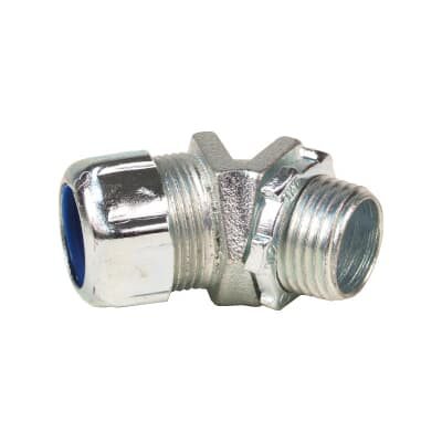 Thomas & Betts 5241 3/8 Inch 45 Degree Non-Insulated Liquidtight Connector Thomas & Betts 5241 3/8 Inch 45 Degree Non-Insulated Liquidtight Connector