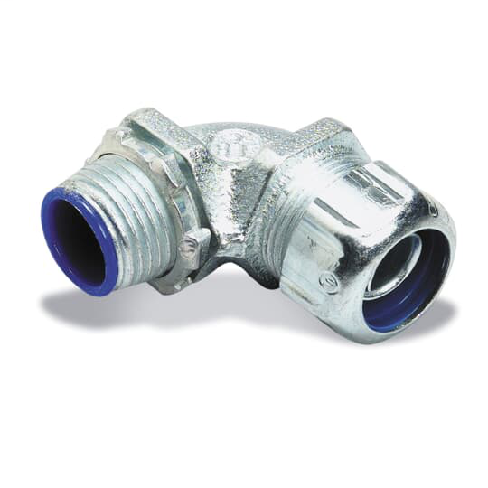Thomas & Betts 5358 2-1/2 Inch 90 Degree Insulated Liquidtight Connector Thomas & Betts 5358 2-1/2 Inch 90 Degree Insulated Liquidtight Connector