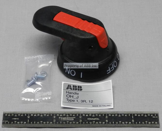 Thomas & Betts OHB65J6 6 x 65 mm NEMA 1/3R/12 Black Fusible Disconnect Switch Pistol Handle Thomas & Betts OHB65J6 6 x 65 mm NEMA 1/3R/12 Black Fusible Disconnect Switch Pistol Handle