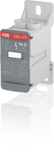 ABB 1SNL312510R0000 DBL125 Screw Clamp Power distribution Terminal Blocks ABB 1SNL312510R0000 DBL125 Screw Clamp Power distribution Terminal Blocks