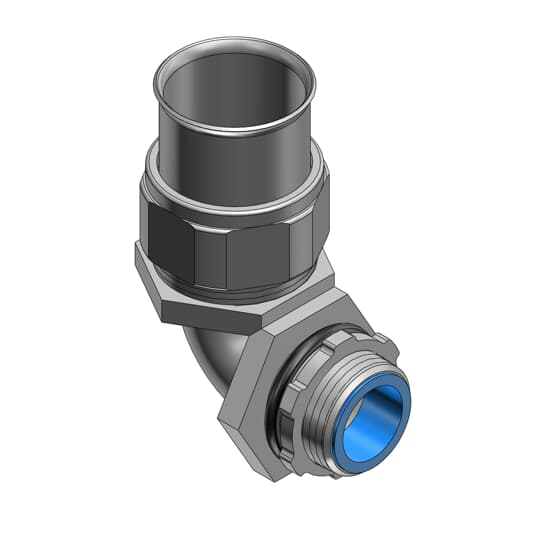 Thomas & Betts 3743-TB 1 Inch 90 Degree Connector Thomas & Betts 3743-TB 1 Inch 90 Degree Connector