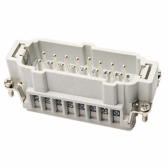 Pos-E-Kon MS224T T Series 24-Contact Insert Male Screw Pos-E-Kon MS224T T Series 24-Contact Insert Male Screw