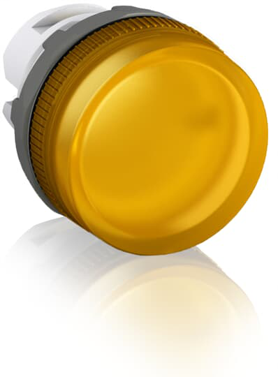 Thomas & Betts ML1-100Y Yellow Lens Pilot Light Thomas & Betts ML1-100Y Yellow Lens Pilot Light