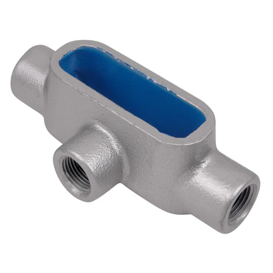 Ocal T107-G Ocal 4 Inch Gray Conduit Body Ocal T107-G Ocal 4 Inch Gray Conduit Body