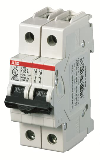 ABB S202U-K16 MCB 2P K 16A 240 BCPD ABB S202U-K16 MCB 2P K 16A 240 BCPD