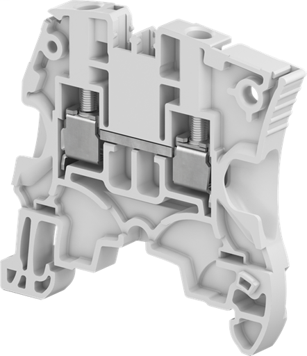 Mayer-DDS-ZS4 Screw Clamp Terminal Block - Feed-through - Grey-1