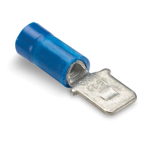 INS VIN MALE-250 TAB 16-14 AWG BLUE