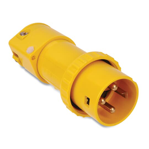 Russellstoll 9P34U0 DuraGard 30 Amp Male Plug through 600VAC/250VDC