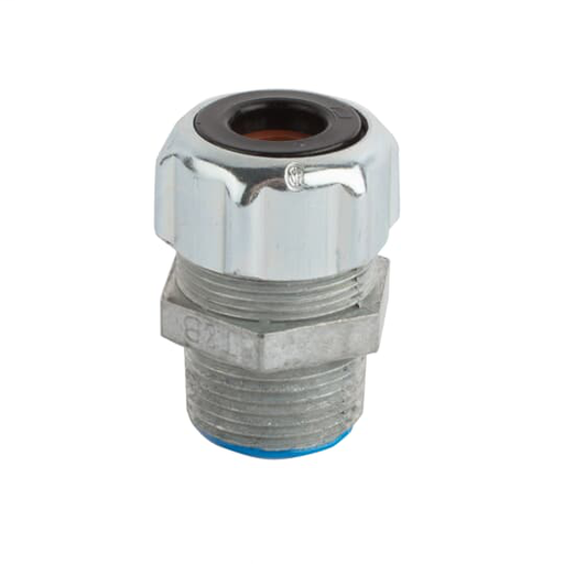 STRNREL CONN 1-1/2IN ZINC PLTD STL