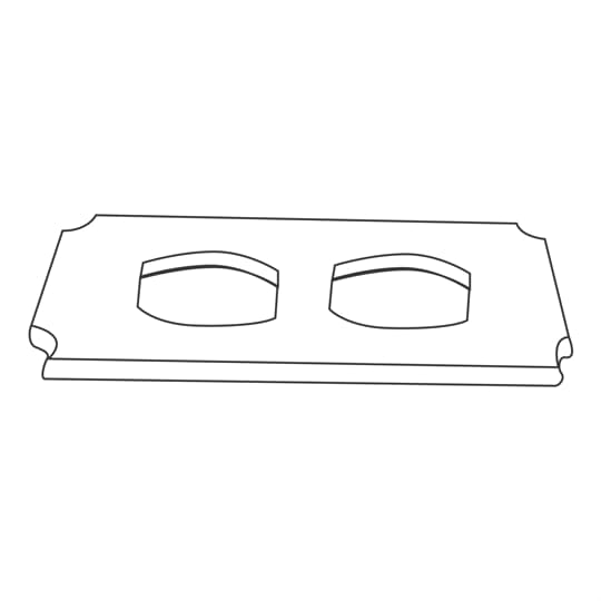 Product image for Steel City 640 Steel Seat Plate