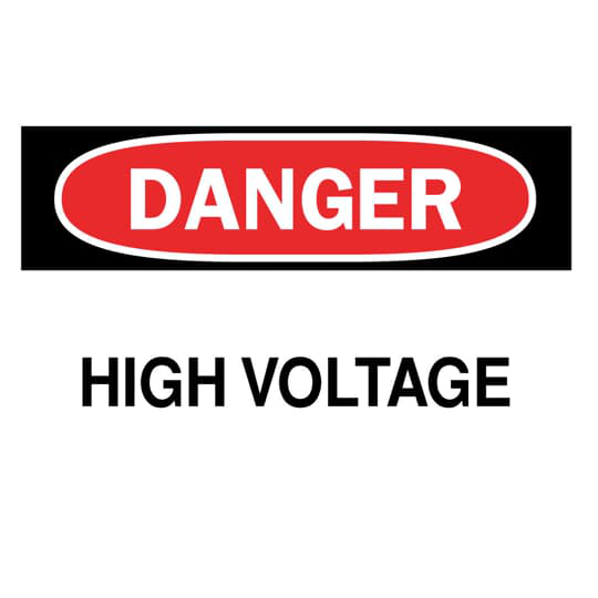 Product image for TB BP-84876 HAZSIGN SSTK DGR H V R/