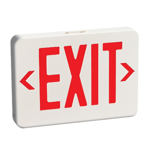 Product image for Thomas & Betts QLX500RN 120/277 VAC LED Thermoplastic Exit Sign