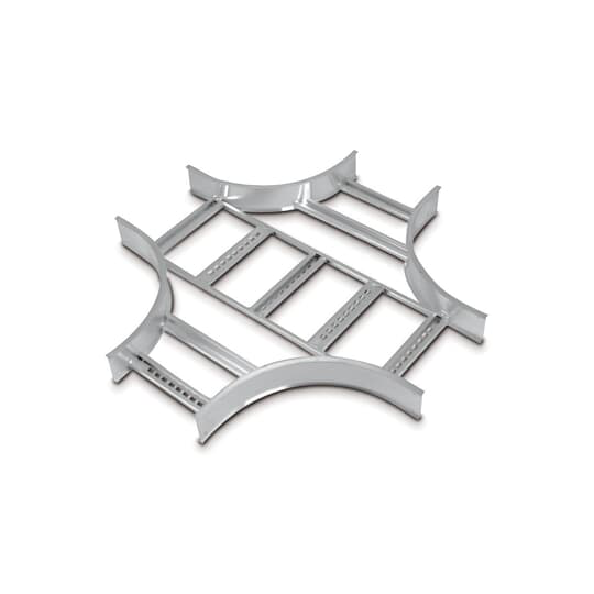 Product image for Thomas & Betts AHF406LHX12 Aluminum H-Beam Ladder Horizontal Cross, 4" Side Rail, 6" Width, 12" Length