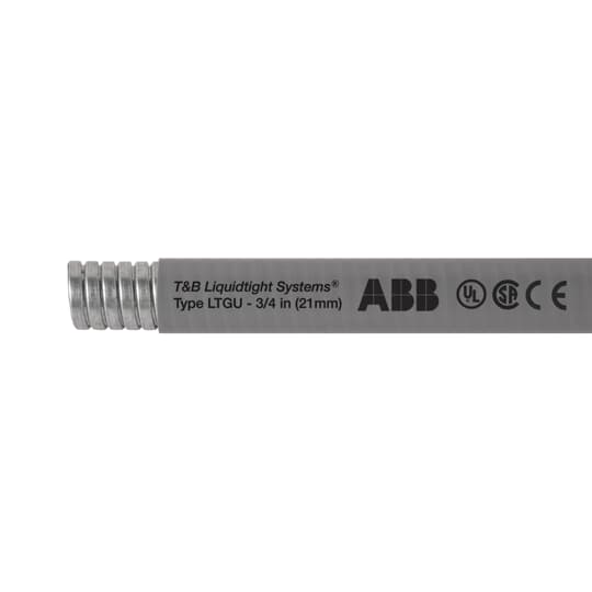 Product image for ABB LTGUS03G-C LFMC GP UL 3/4IN GRY