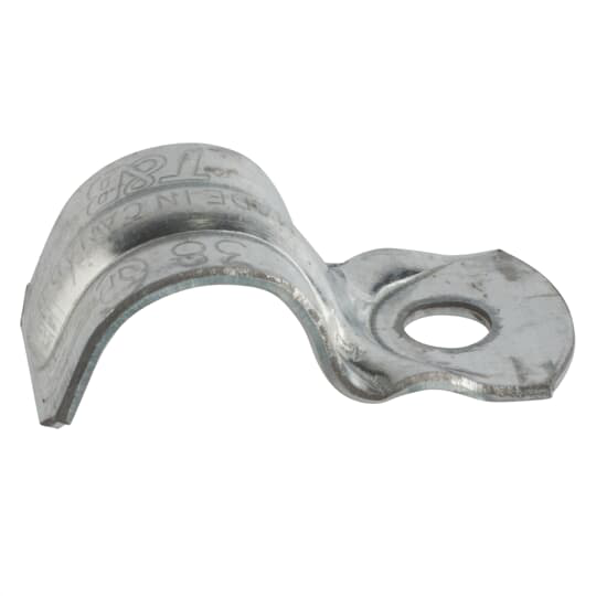 Product image for Steel City FS100-SC 3/8 Inch Flexible 1-Hole Conduit Strap