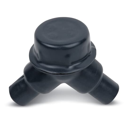 Product image for Ocal LBY25-G 3/4 Inch Gray PVC Coated Malleable Iron Service Entrance Elbow