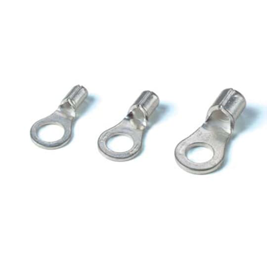 Product image for Spec-Kon K14-14R-M 1/4 Inch 16-14 AWG Non-Insulated Ring Terminal