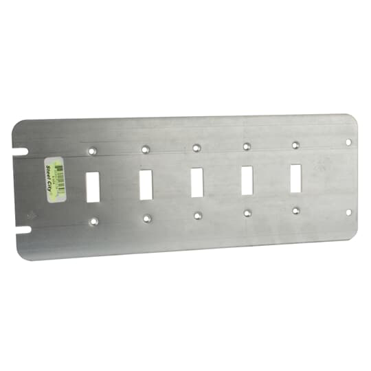 Product image for ABB 5 GCS 5 GANG COVER, TOGGLE SWIT