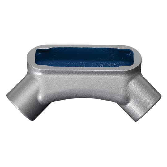 Product image for Thomas & Betts LU17 1/2 Inch Gray Iron Form7 Lu Conduit Body