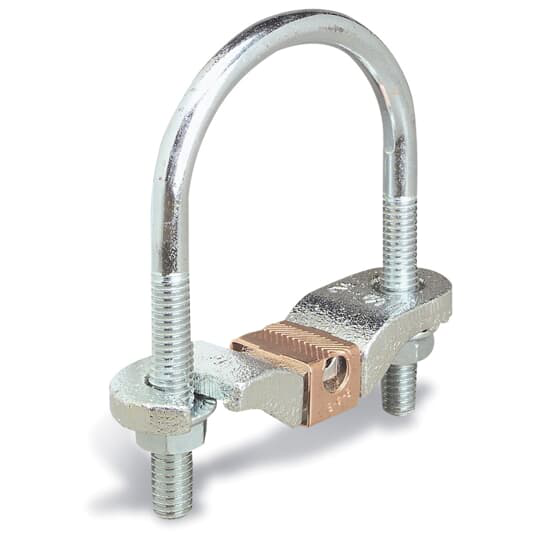 Product image for Blackburn 3-TB 6 to 2 AWG 1-1/4 to 2 Inch Malleable Iron Ground Clamp