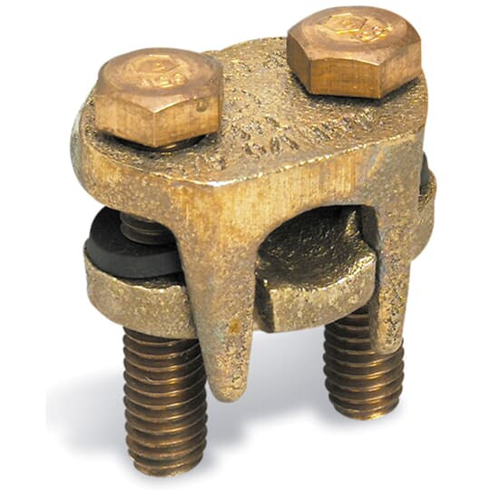 Product image for Blackburn 2B800 Two-Bolt Mechanical Connector without Spacer, 800 kcmil