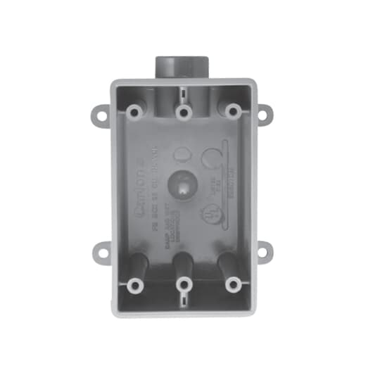 Product image for ABB C9801EN 3/4 IN FDE 1-GANG WP BO