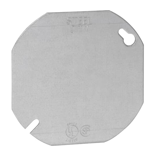 4 INCH OCT BOX COVER,STL,FLAT&BLANK | ROBINSON SUPPLY