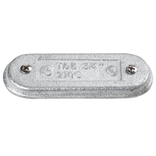 Product image for ABB 470F 1 1/4 IN CAST CVR, GRY IRO