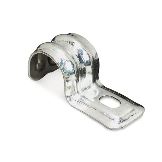 Product image for Thomas & Betts 1214TB 1-1/4 Inch 1-Hole Steel Pipe Strap